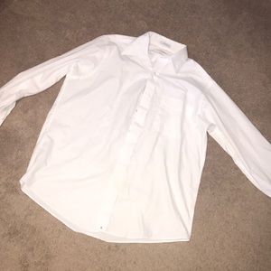 White button up dress shirt